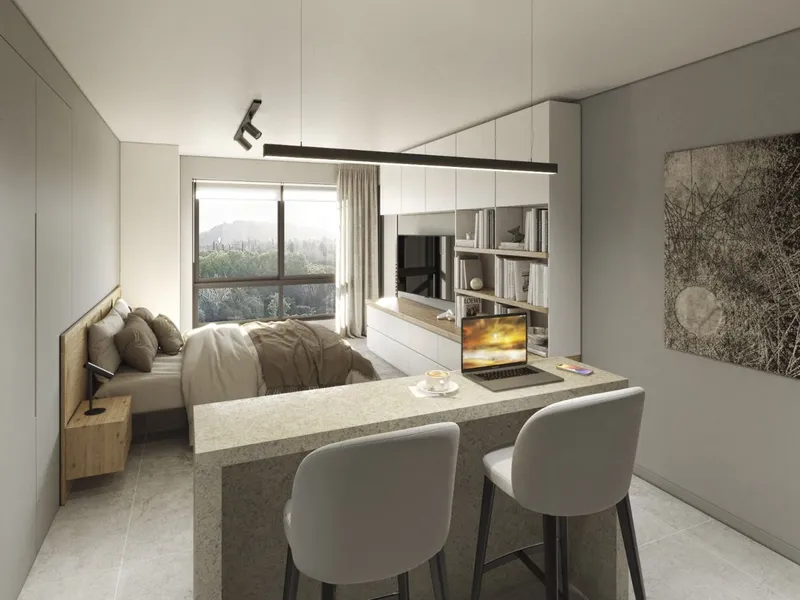 Interior de monoambiente